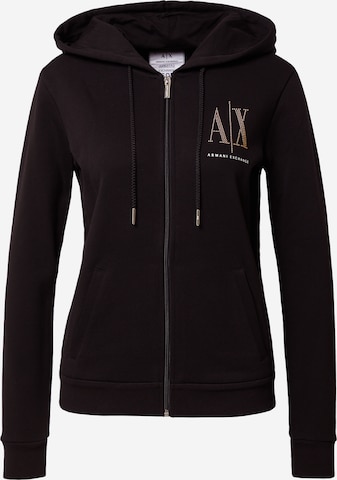 ARMANI EXCHANGE Sweatshirt in Black: front