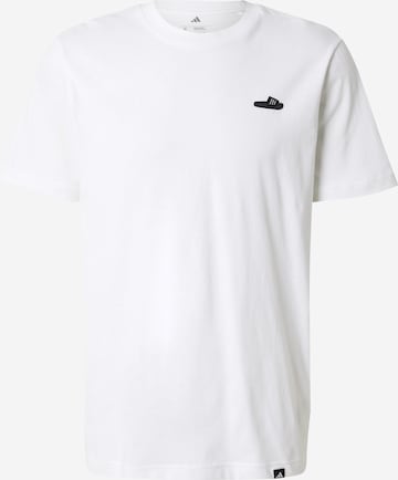 ADIDAS SPORTSWEAR - Camiseta funcional en blanco: frente