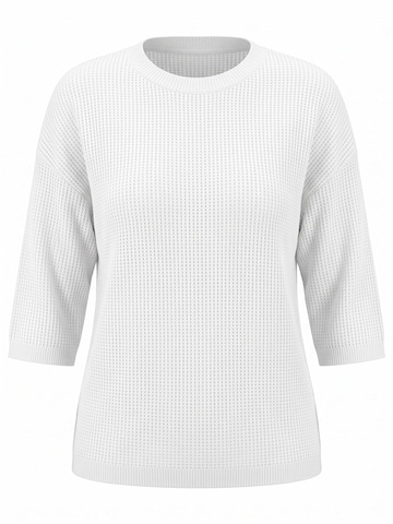 ARACH&CLOZ Pullover 'Strickpullover Damen 3/4-Arm Strickpullover'‌‌‌‌‌‌ in Weiß: Vorderseite