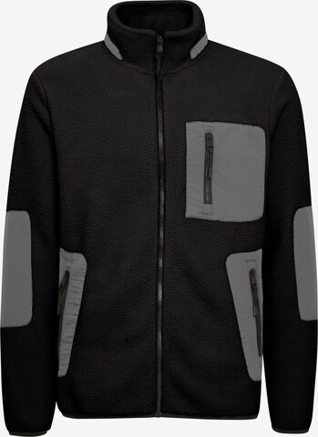 BLEND Zip-Up Hoodie 'Bhlauke' in Black: front