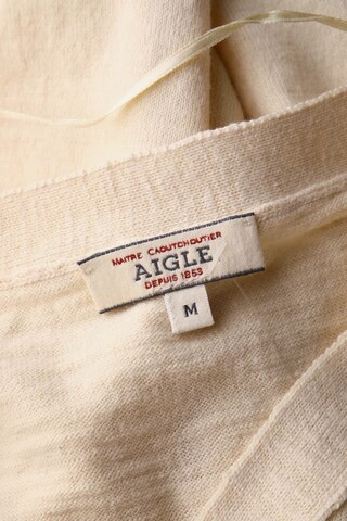 AIGLE Baumwoll-Pullover M in Weiß