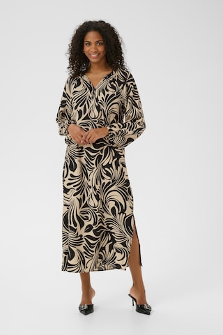 Kaffe Jurk ' KAcelia' in Beige: voorkant