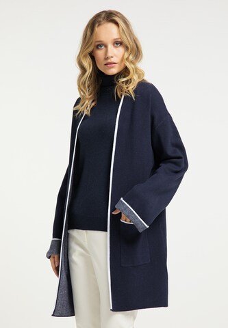 DreiMaster Klassik Knitted coat in Blue: front