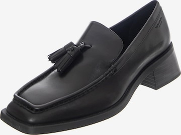 VAGABOND SHOEMAKERS Mocassins 'W' Blanca Black Cow Leather Shoes' in Zwart: voorkant