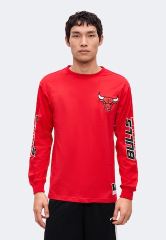 Maglietta 'NBA BULLS' di Mitchell & Ness in rosso: frontale