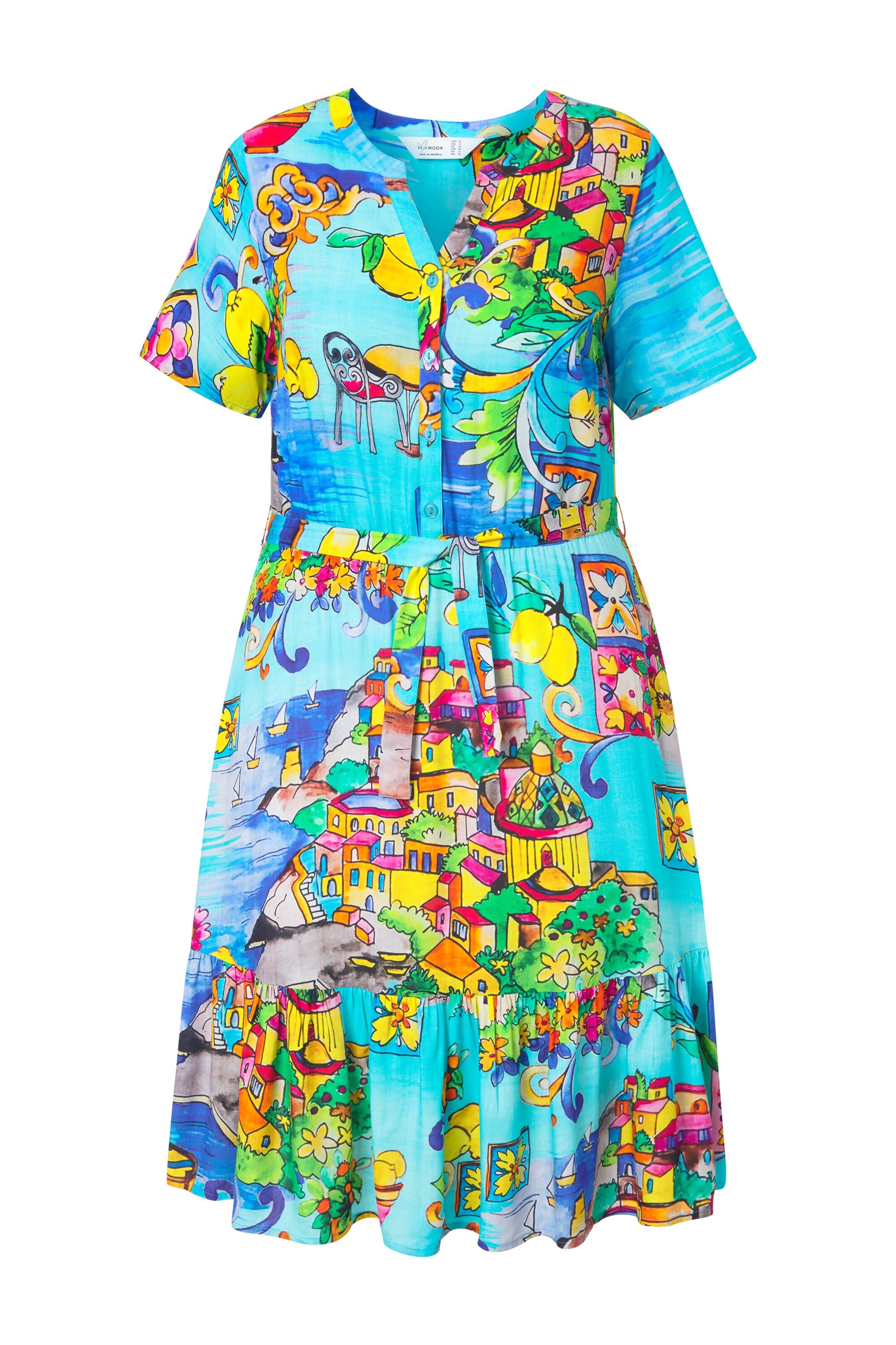 MIAMODA Blusenkleid in Blau: Vorderseite