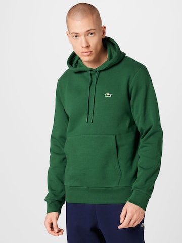 LACOSTE Sweatshirt i grön: framsida