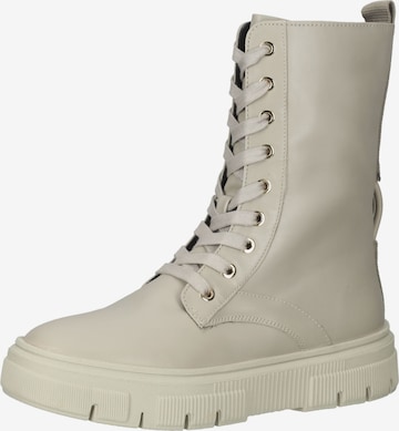 Bottines à lacets 'Isotte' GEOX en beige : devant