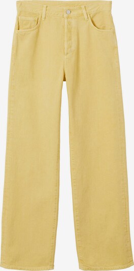 MANGO Jean 'Kaia' en jaune clair, Vue avec produit