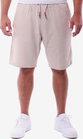 Reslad Hose 'Baumwollhose Freizeithose kurz' in Beige: Vorderseite
