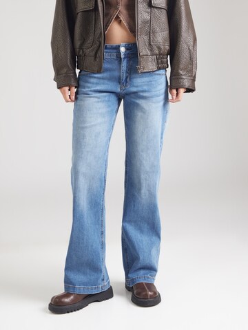 Herrlicher Bootcut Kavbojke 'Edna' | modra barva: sprednja stran