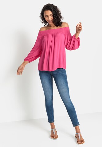 LASCANA Bluse in Pink