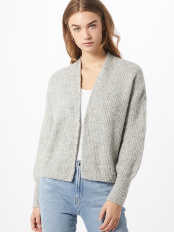 AMERICAN VINTAGE Knit Cardigan 'East' in Grey: front