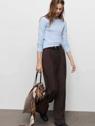 MANGO Pullover 'SEEDS' in Blau