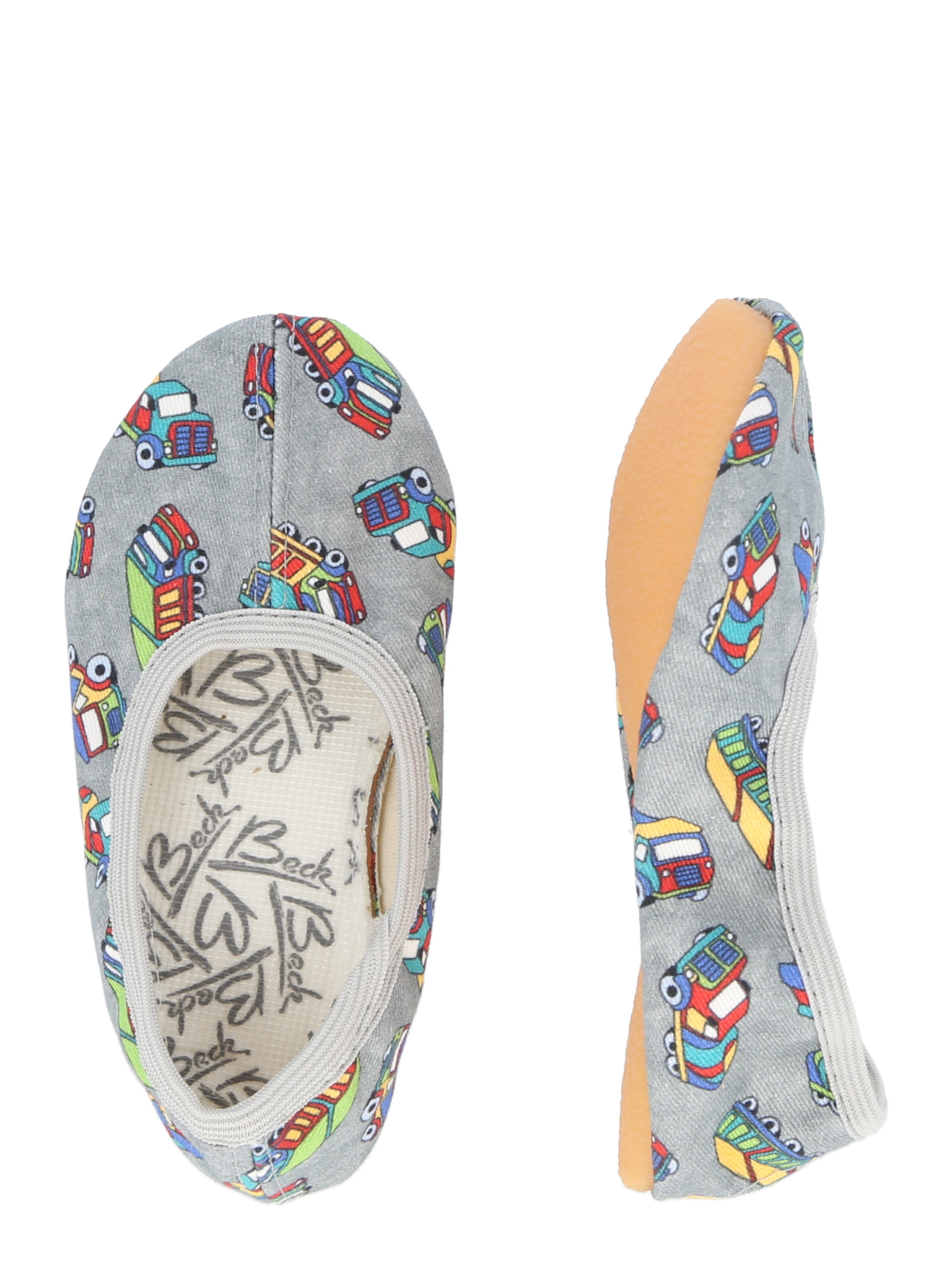 BECK Hausschuh in Grau