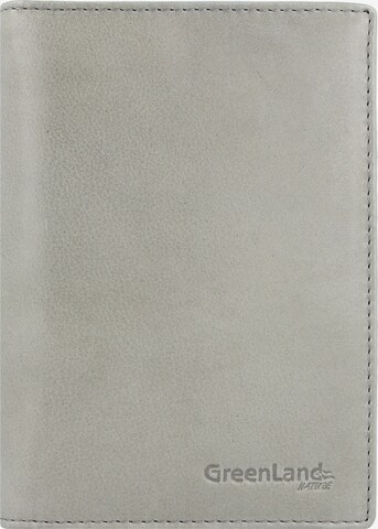 Greenland Nature Wallet 'Soft Colour' in Grey: front