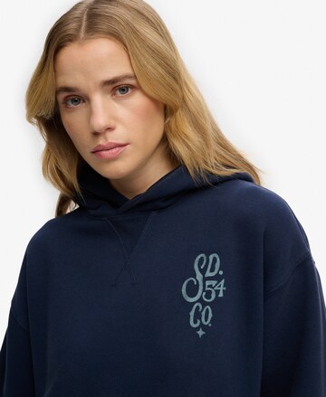 Superdry & Co Sweatshirt 'Heritage Hamptons' in Blauw