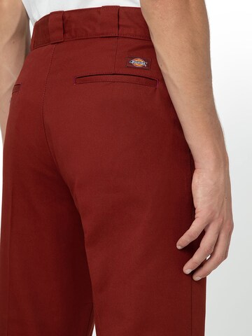 regular Pantaloni con piega frontale '874 WORK' di DICKIES in rosso
