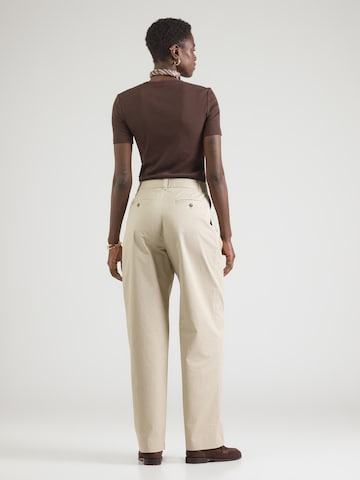 Regular Pantalon à pince & Other Stories en beige