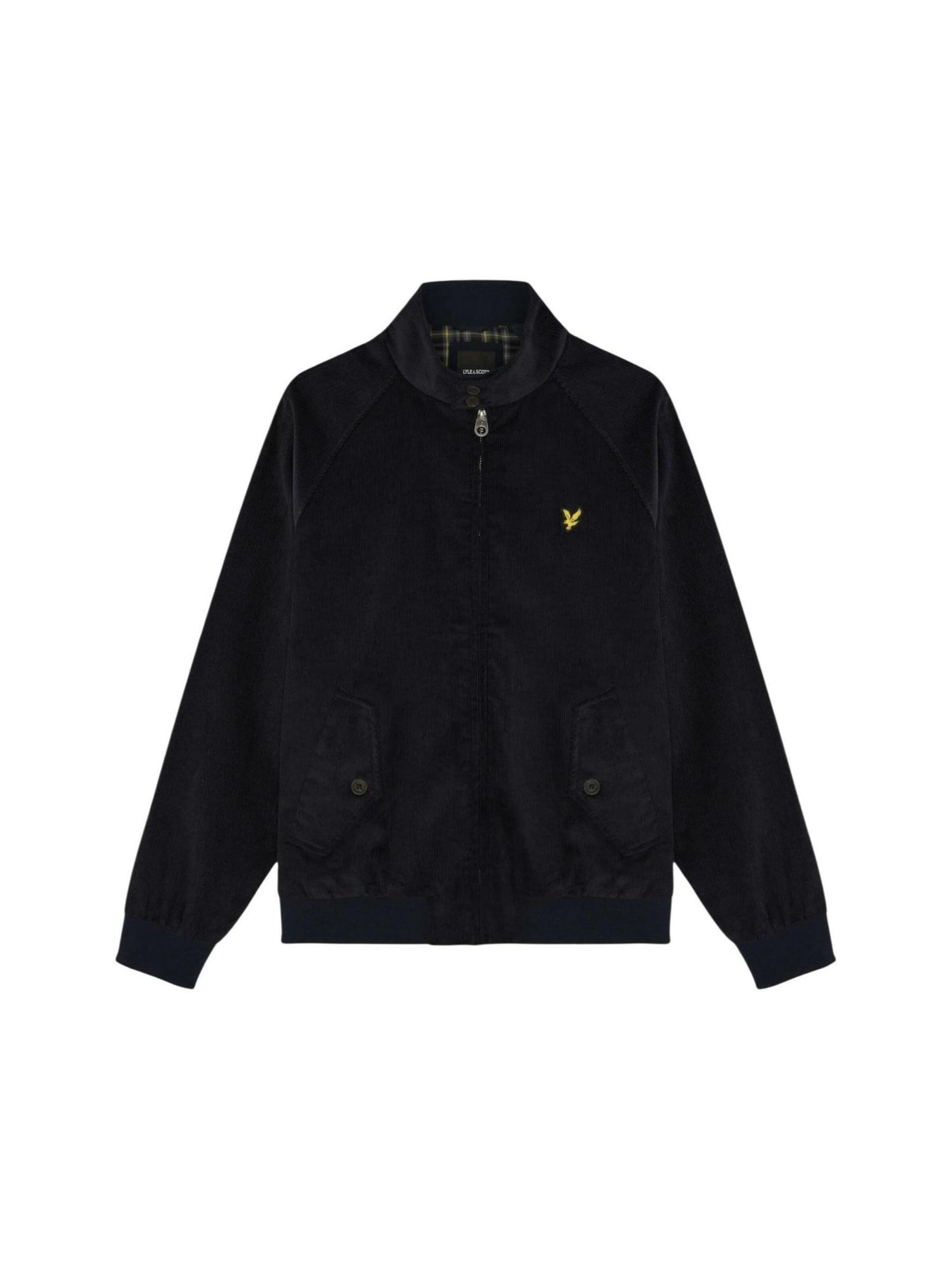 Lyle & Scott Övergångsjacka 'Corduroy Harrington JK2525V' i blå