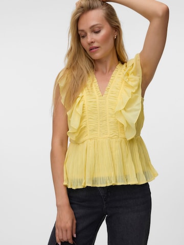 VERO MODA Bluse 'VMDora' in Gelb: Vorderseite