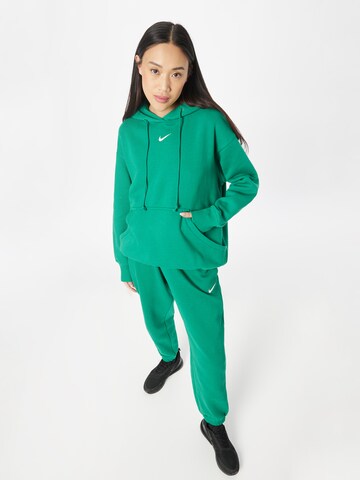Nike Sportswear Collegepaita 'Phoenix Fleece' värissä vihreä