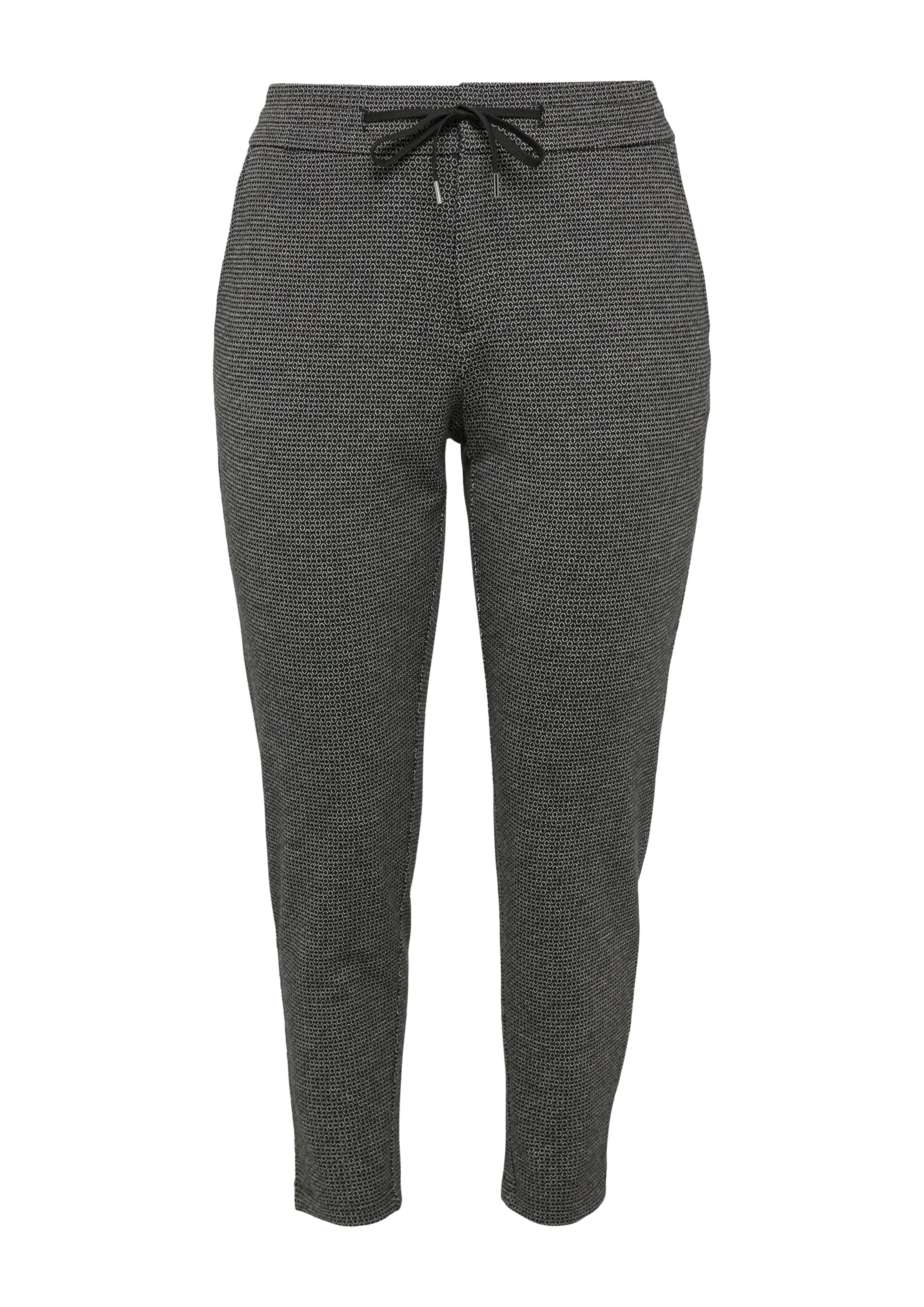 s.Oliver Broek in de kleur Zwart / Wit, Productweergave