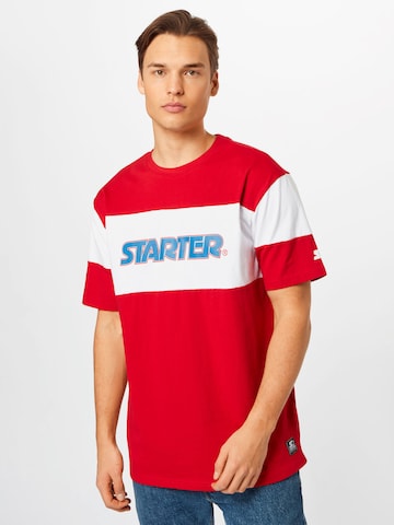 Starter Black Label Shirt in Red: front