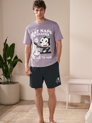 Next - Pijama corto 'Felix' en lila: frente