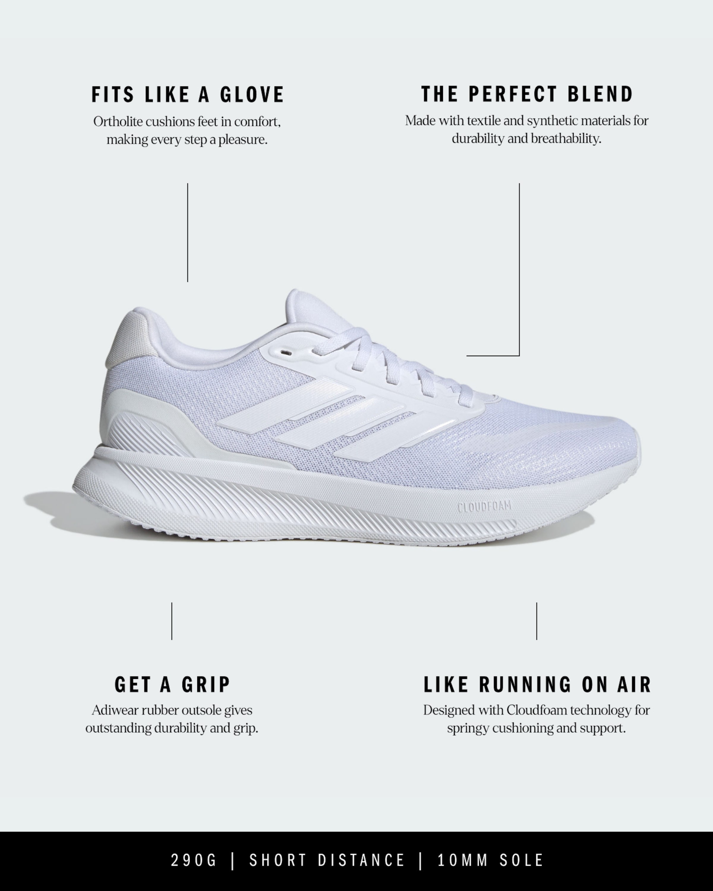 adidas performance falcon white