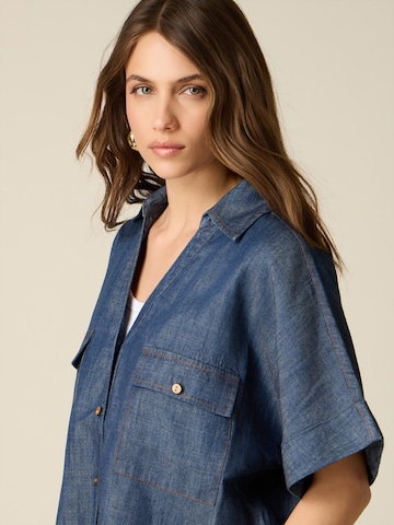 oltre - Blusa en azul