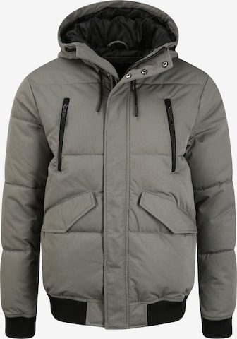 INDICODE JEANS Winterjacke 'Ravert' in Grau: predná strana