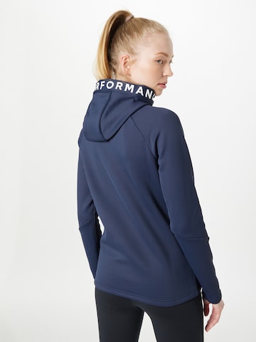 PEAK PERFORMANCE Athletic Zip-Up Hoodie 'Rider' in Blue