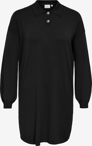 Robes en maille 'CARFiona' ONLY Carmakoma en noir : devant