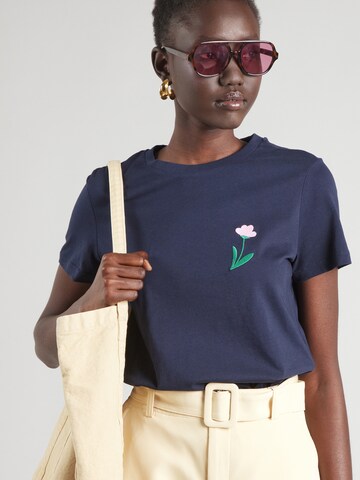 VERO MODA Футболка в Синий: спереди