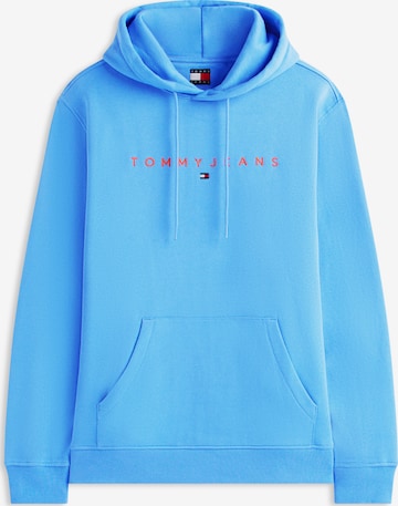 Sweat-shirt Tommy Jeans en bleu : devant