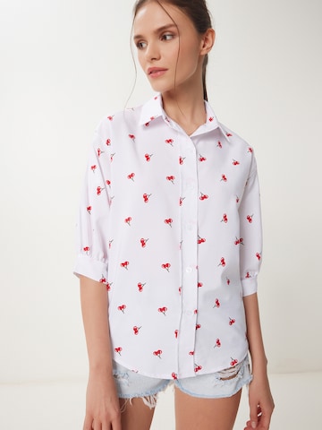 Chemisier Happiness İstanbul en blanc : devant