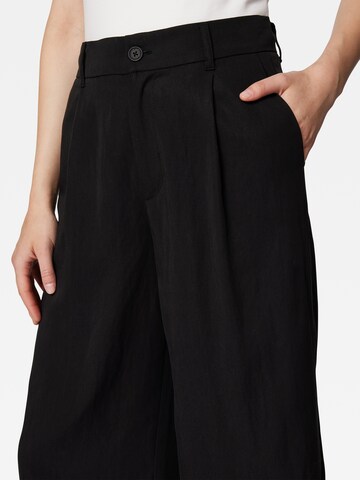 Mavi Wide Leg Hose in Schwarz