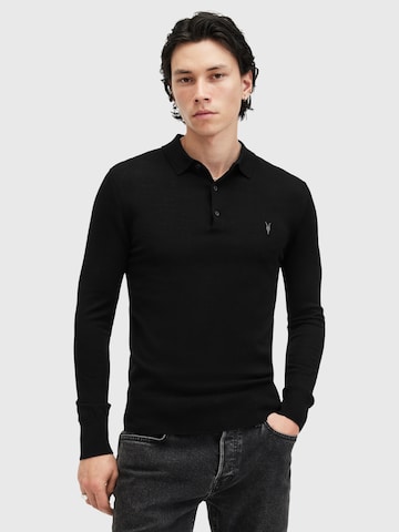 T-Shirt AllSaints en noir : devant