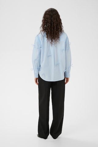 T-shirt 'SLJoa Bow' SOAKED IN LUXURY en bleu