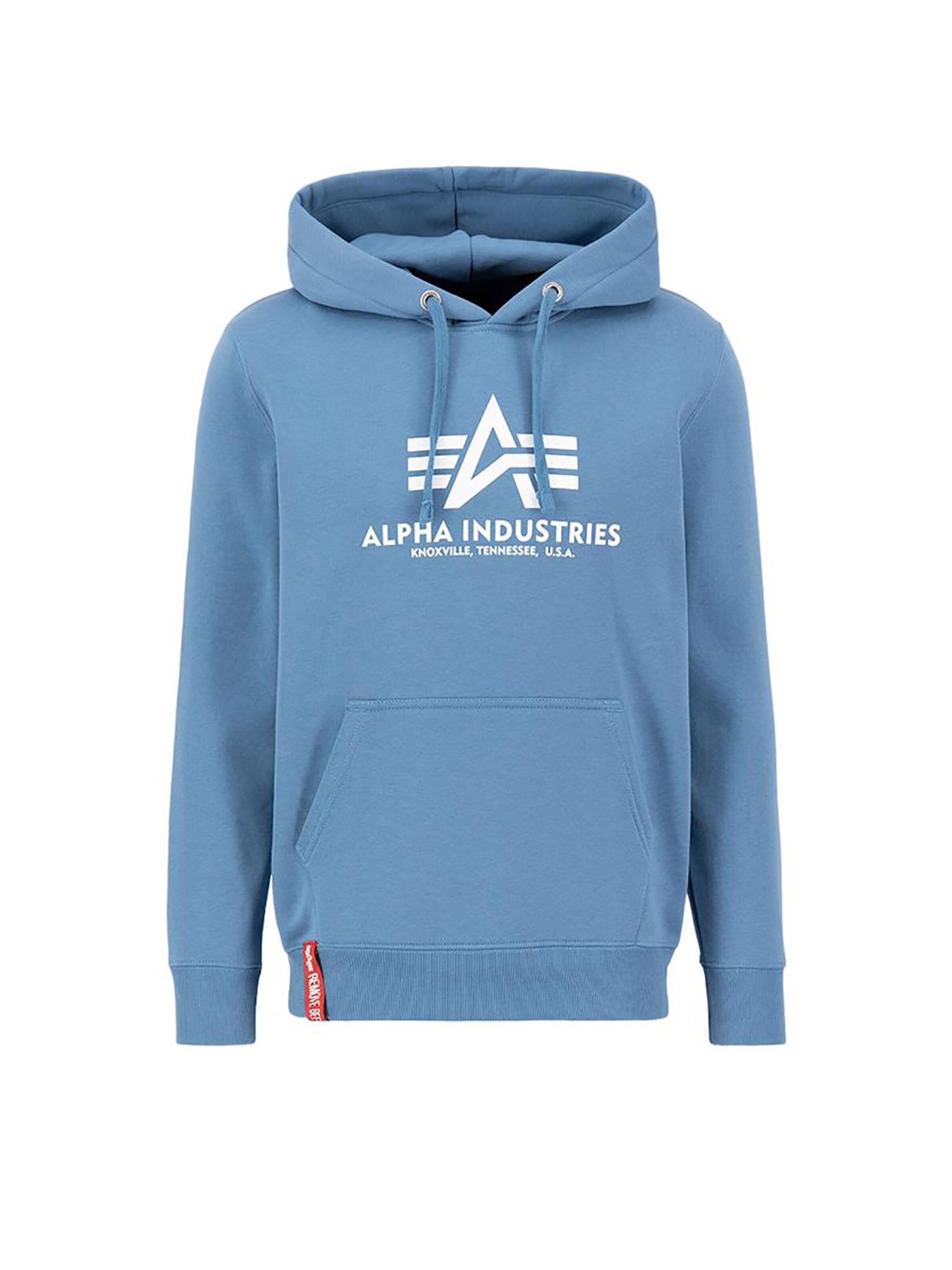 ALPHA INDUSTRIES Sweatshirt 'Basic' in Blue: front