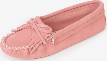 Minnetonka Moccasin 'Kilty' in Pink: front