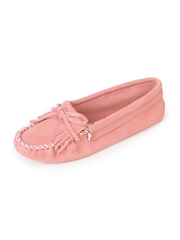 Mocassin 'Kilty' Minnetonka en rose : devant