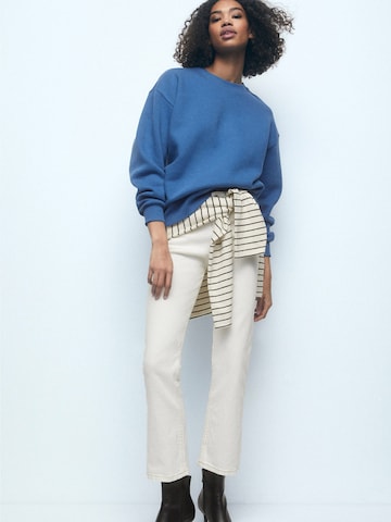 Pull&BearSweater majica - ljubičasta boja: prednji dio