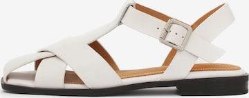 Sandales Kazar en blanc : devant