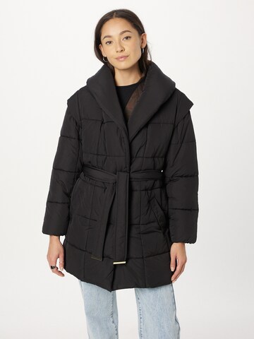 River Island Winterjacke in Schwarz: predná strana