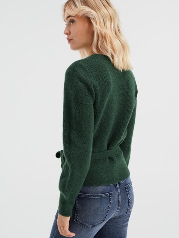 WE Fashion Knit cardigan in Green