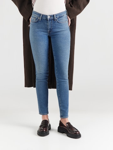 7 for all mankind Skinny Jeans 'ROXANNE' in Blauw: voorkant