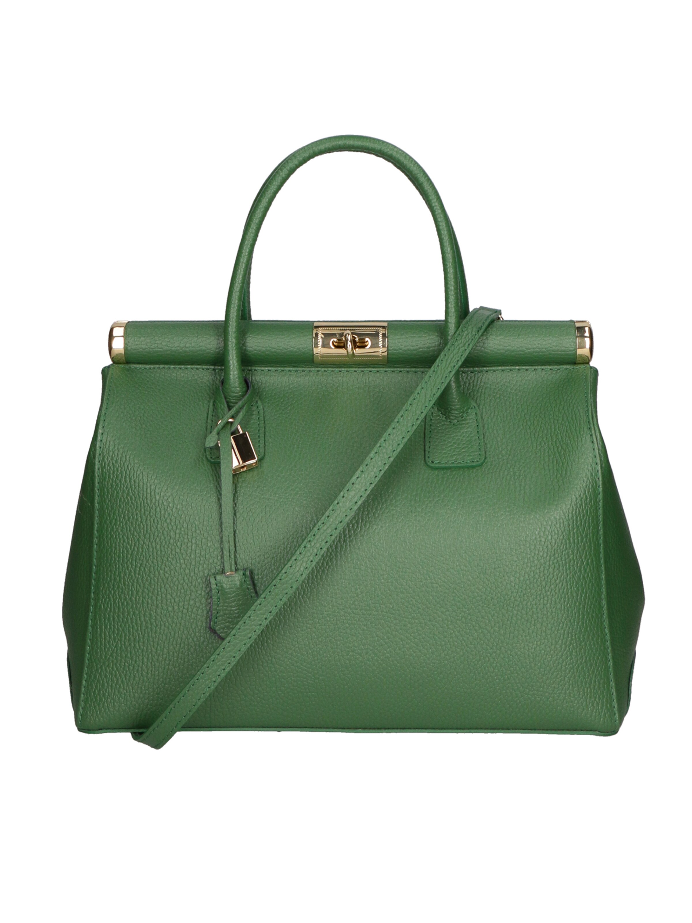Borsa a mano di Gave Lux in verde: frontale