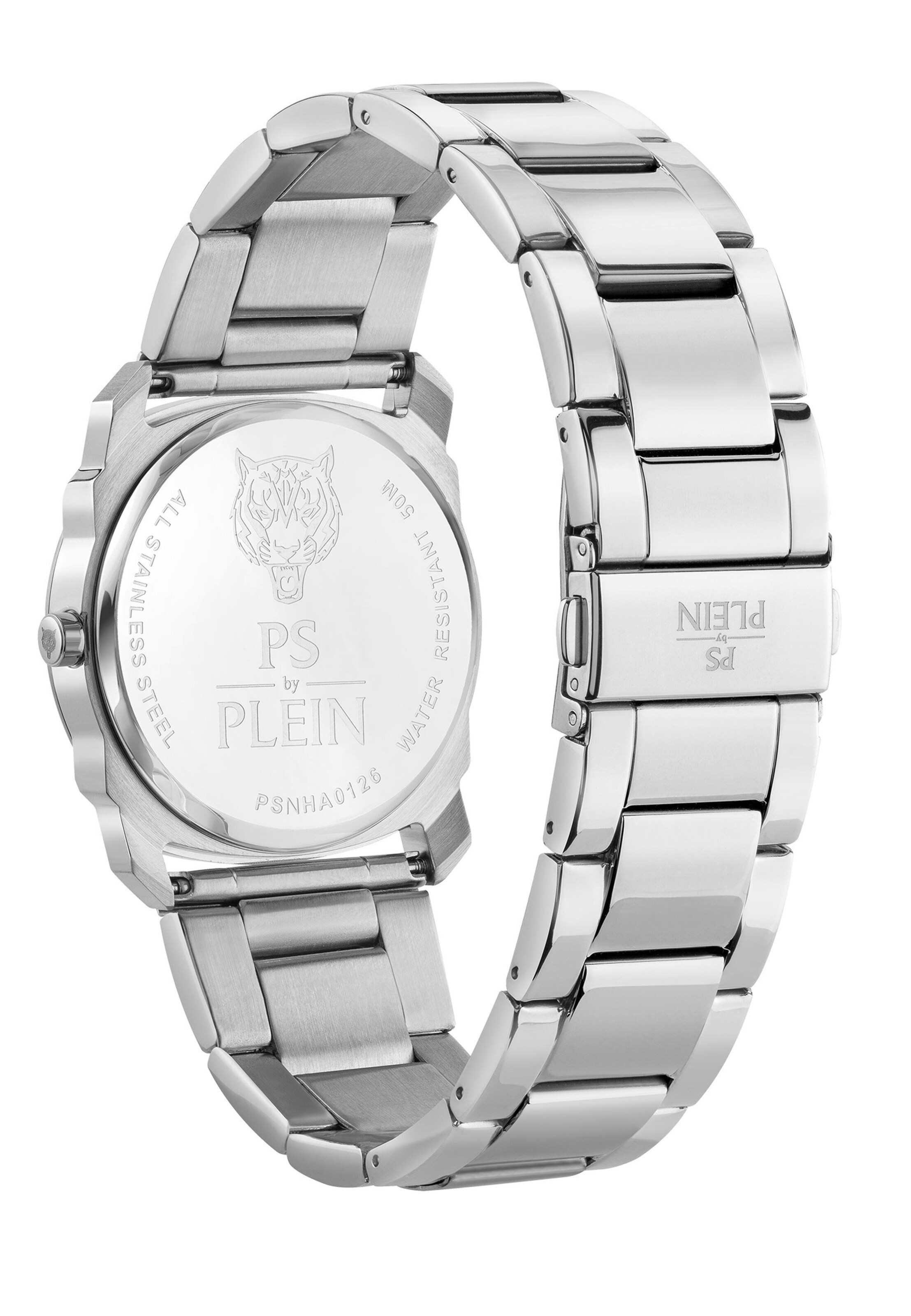 Plein Sport Uhr 'Dynamite' in Silber